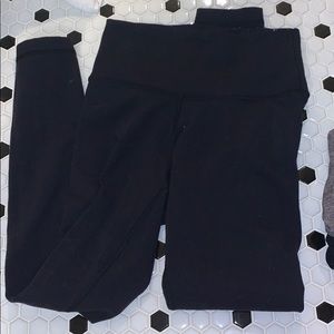 lululemon black wunder under leggings